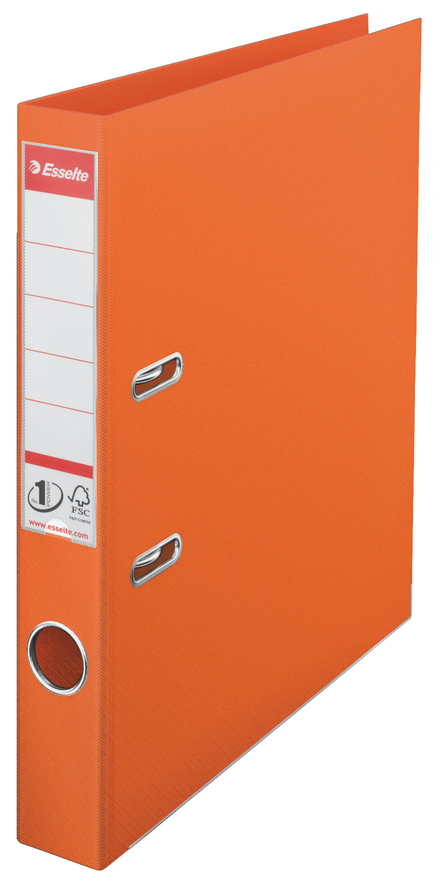 BIBLIORAFT PLASTIFIAT INT-EXT 5CM PORTOCALIU NR1 POWER ESSELTE