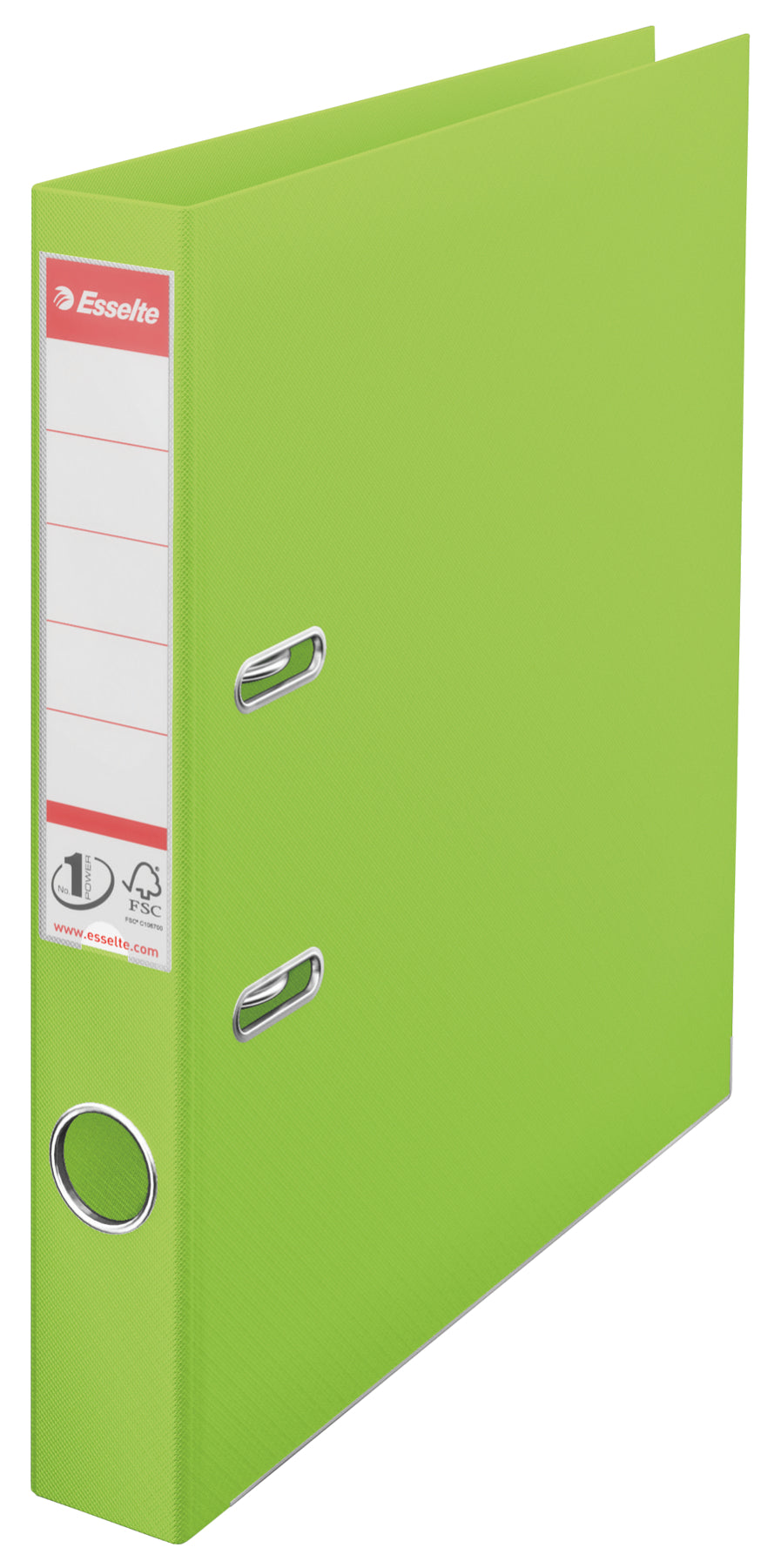 BIBLIORAFT PLASTIFIAT INT-EXT 5CM VERDE VIVIDA NR1 POWER ESSELTE
