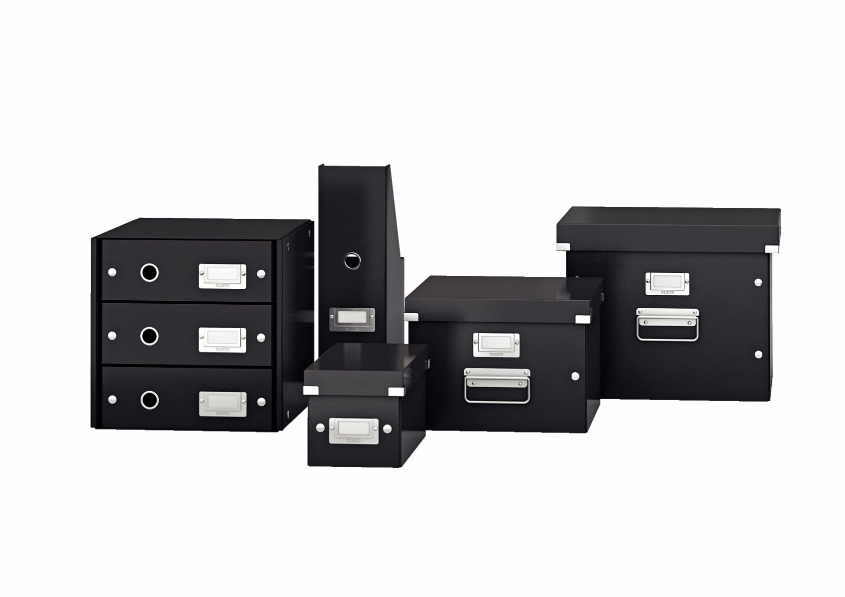 CABINET 3 SERTARE NEGRU CLICK&STORE LEITZ
