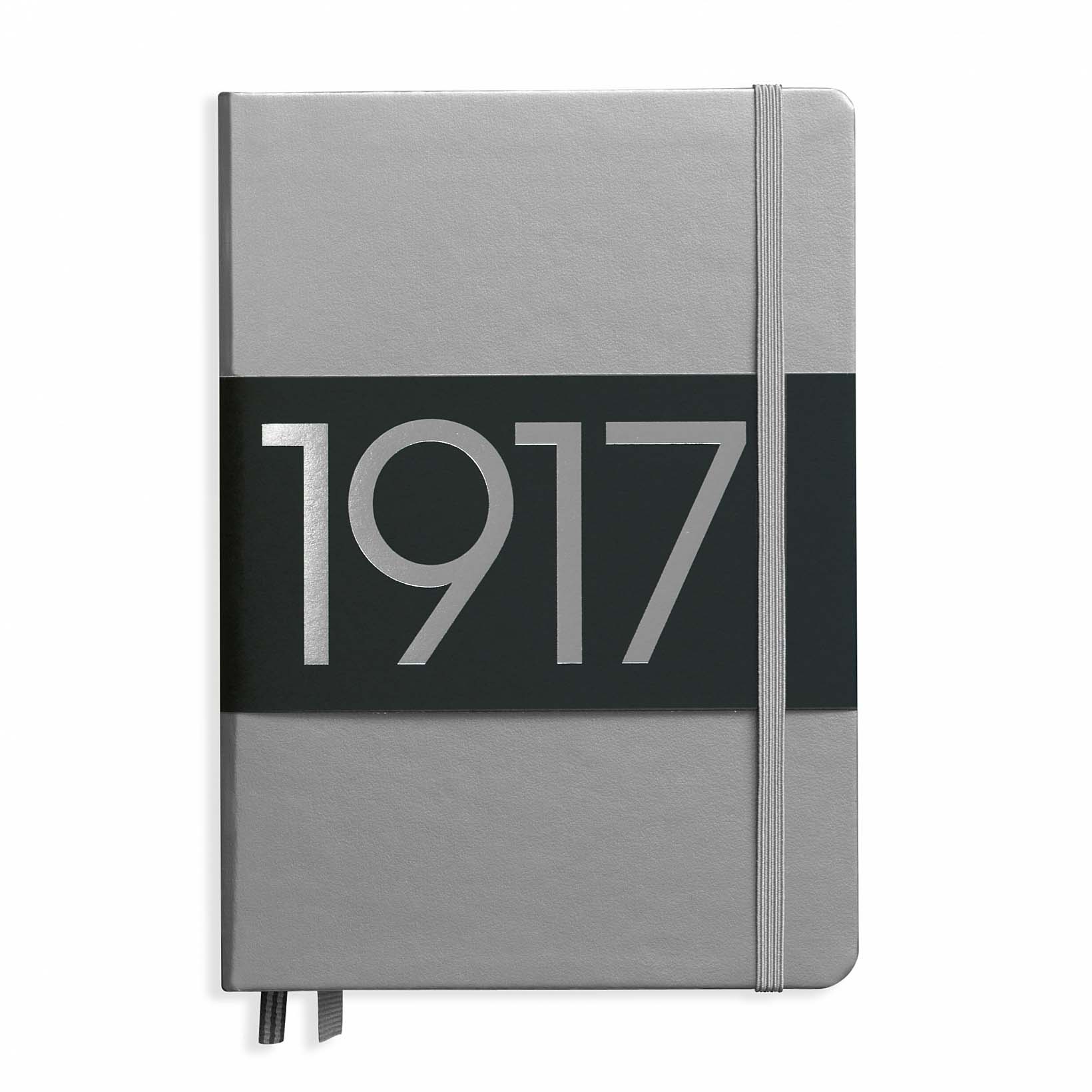 CAIET A5 DICTANDO COPERTA RIGIDA ARGINTIU LEUCHTTURM