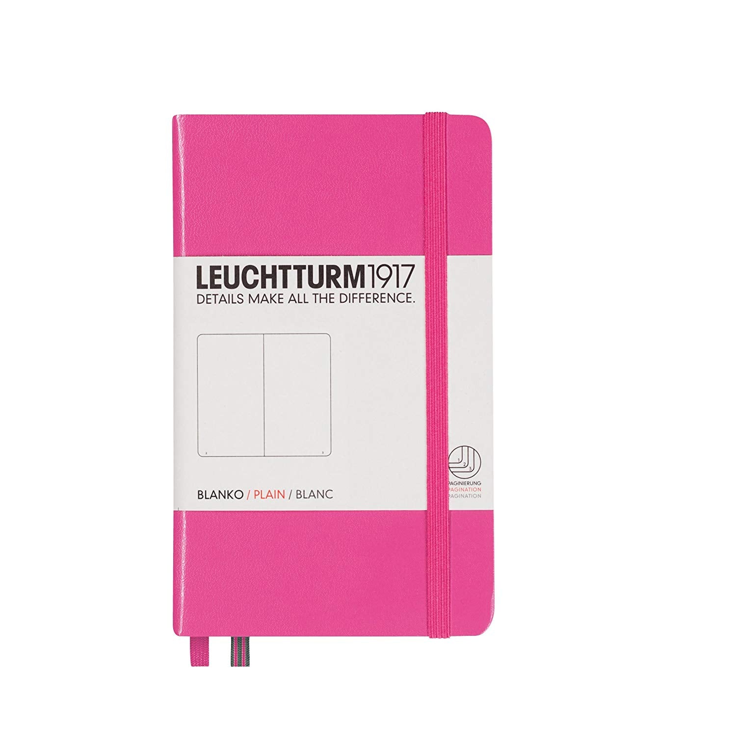 CAIET A6 VELIN COPERTA RIGIDA ROZ LEUCHTTURM