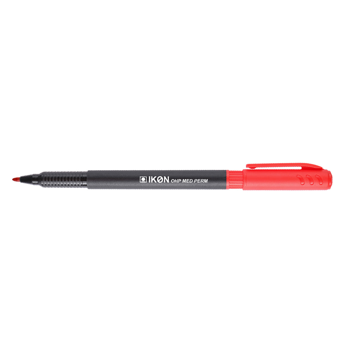 Marker permanent OHP IKON, varf mediu, 1 mm, rosu