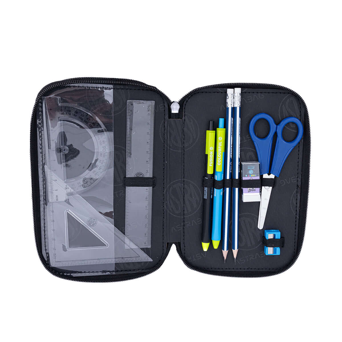 Penar echipat Astra AC31 Jumbo Blue Pixel, 3 compartimente