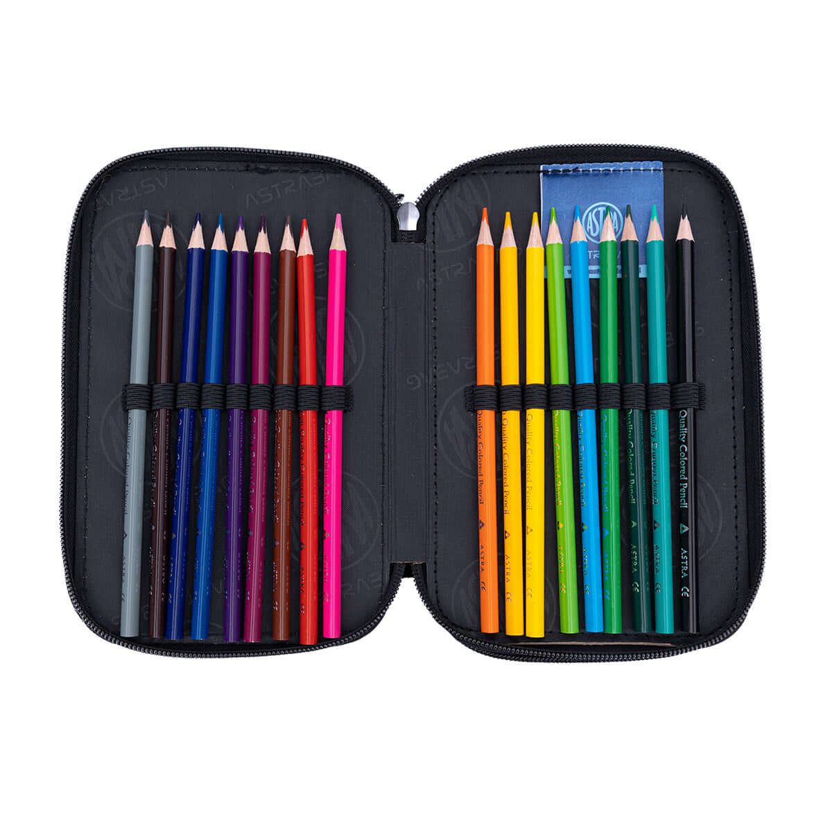 Penar echipat Astra AC31 Jumbo Blue Pixel, 3 compartimente