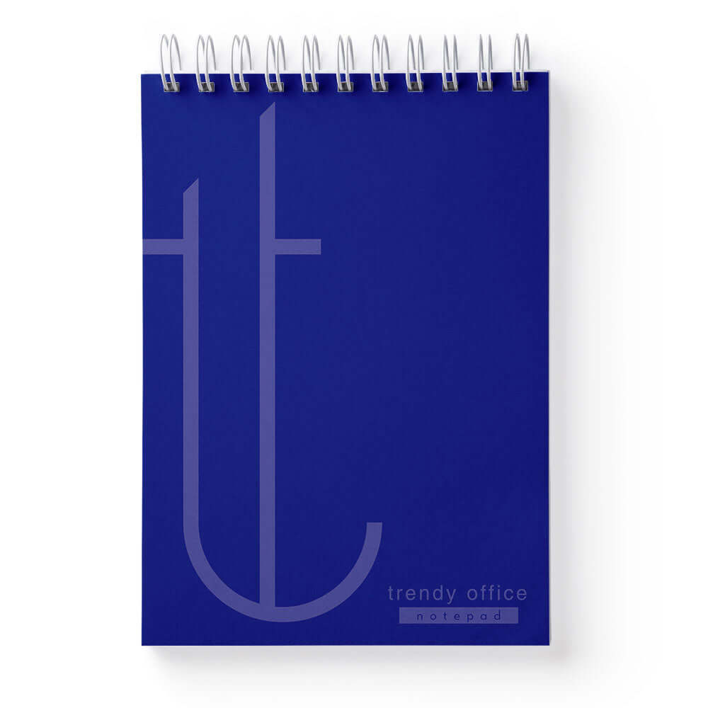 Blocnotes, Trendy blue, cu spira, A5, 70 file, dictando