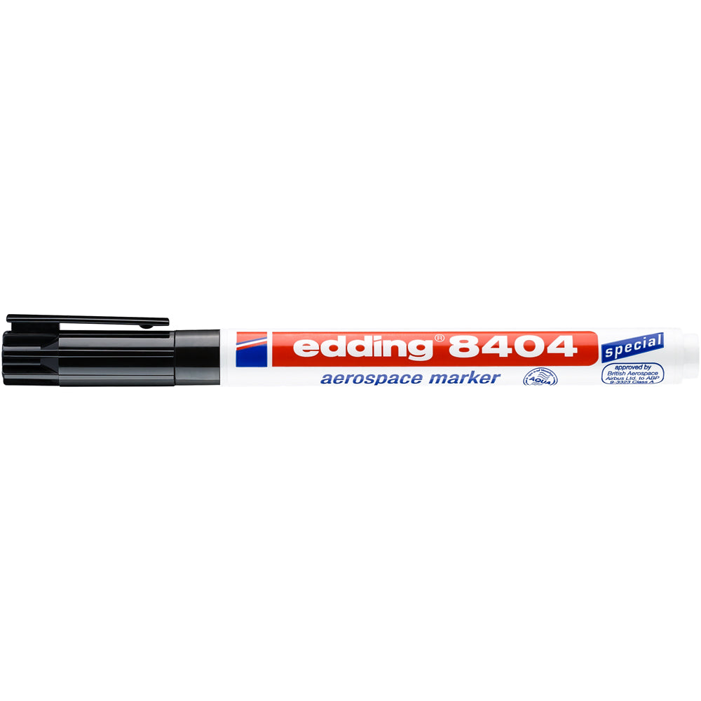 Marker Edding 8404 Aersopace, permanent, corp plastic, varf rotund, 0.75 mm, negru