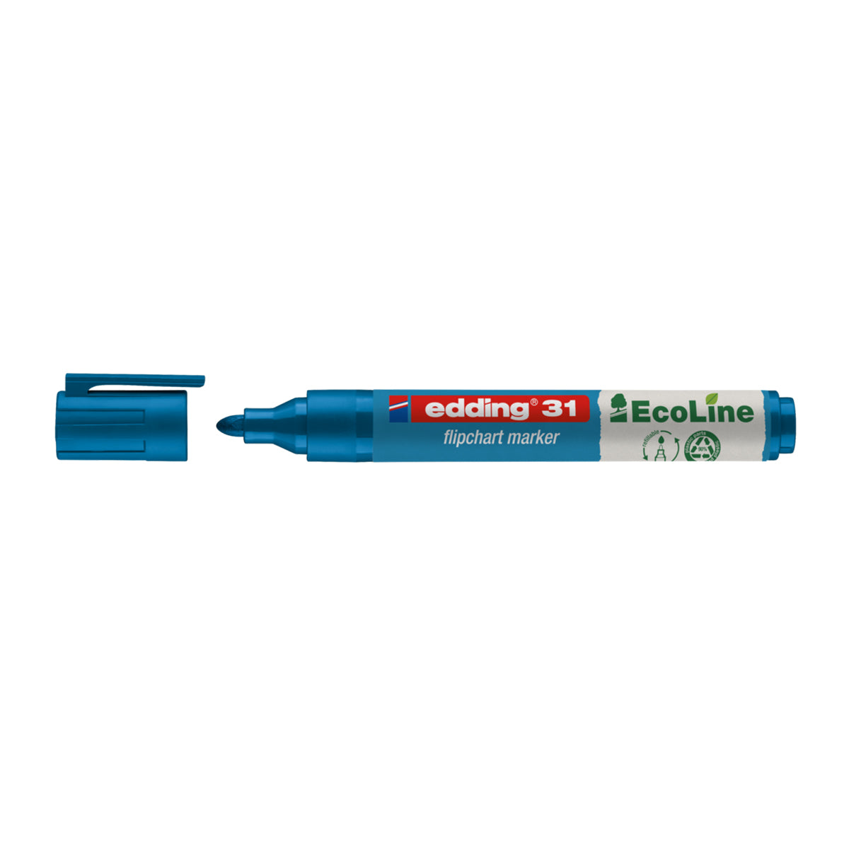 Marker flipchart Edding, Ecoline 1.5-3 mm, albastru