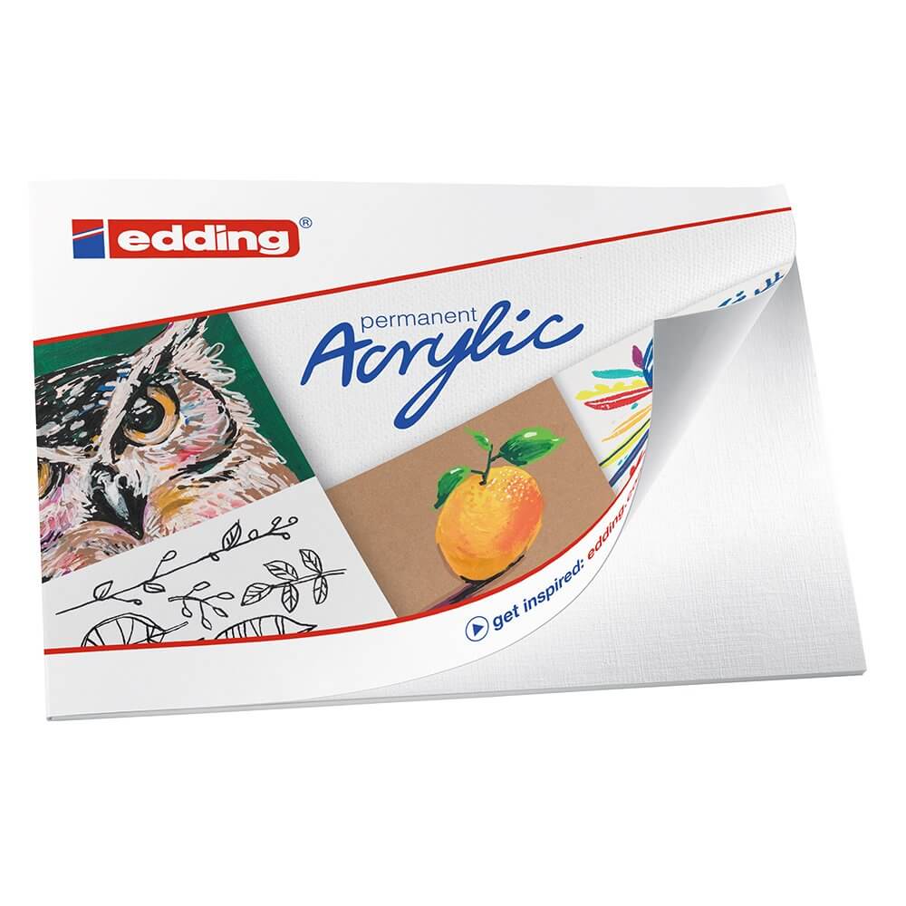 Set creativ Edding, markere acrilice, 12 bucati/set