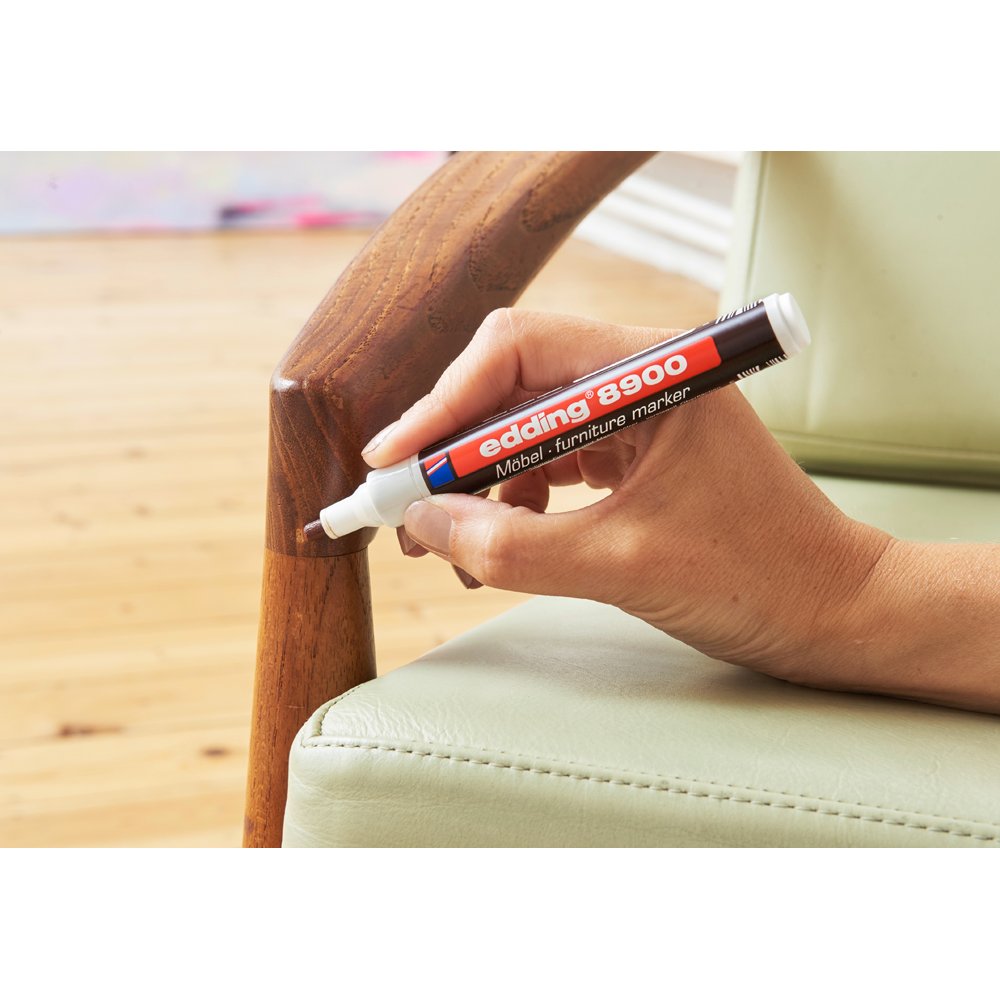 Marker Edding 8900 pentru retusuri mobilier lemn nuc, light