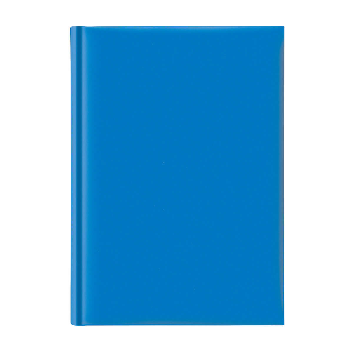 Agenda A5, nedatata, hartie offset alb, coperta bleu