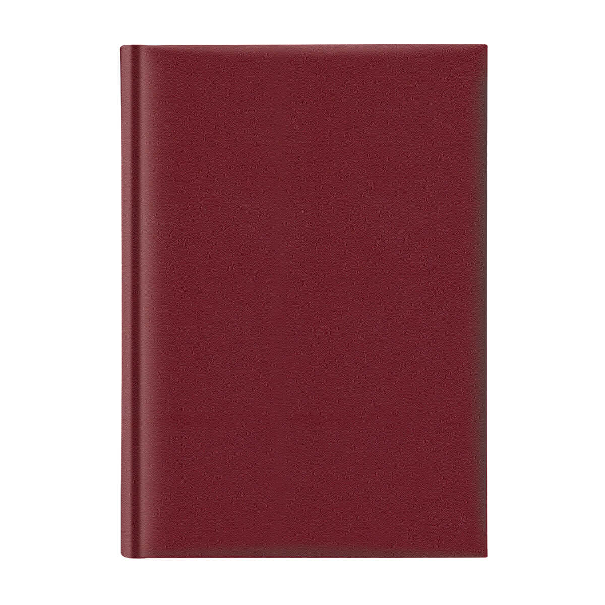 Agenda A5, nedatata, hartie offset alb, coperta bordeaux