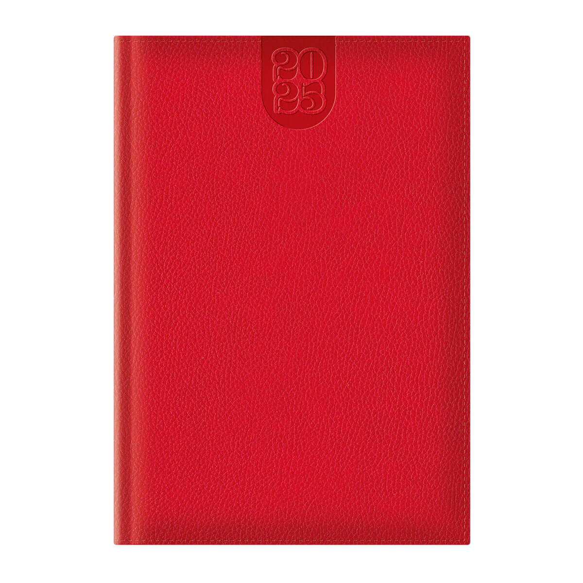Agenda Dakota A5, datata, hartie ivory, coperta rosu