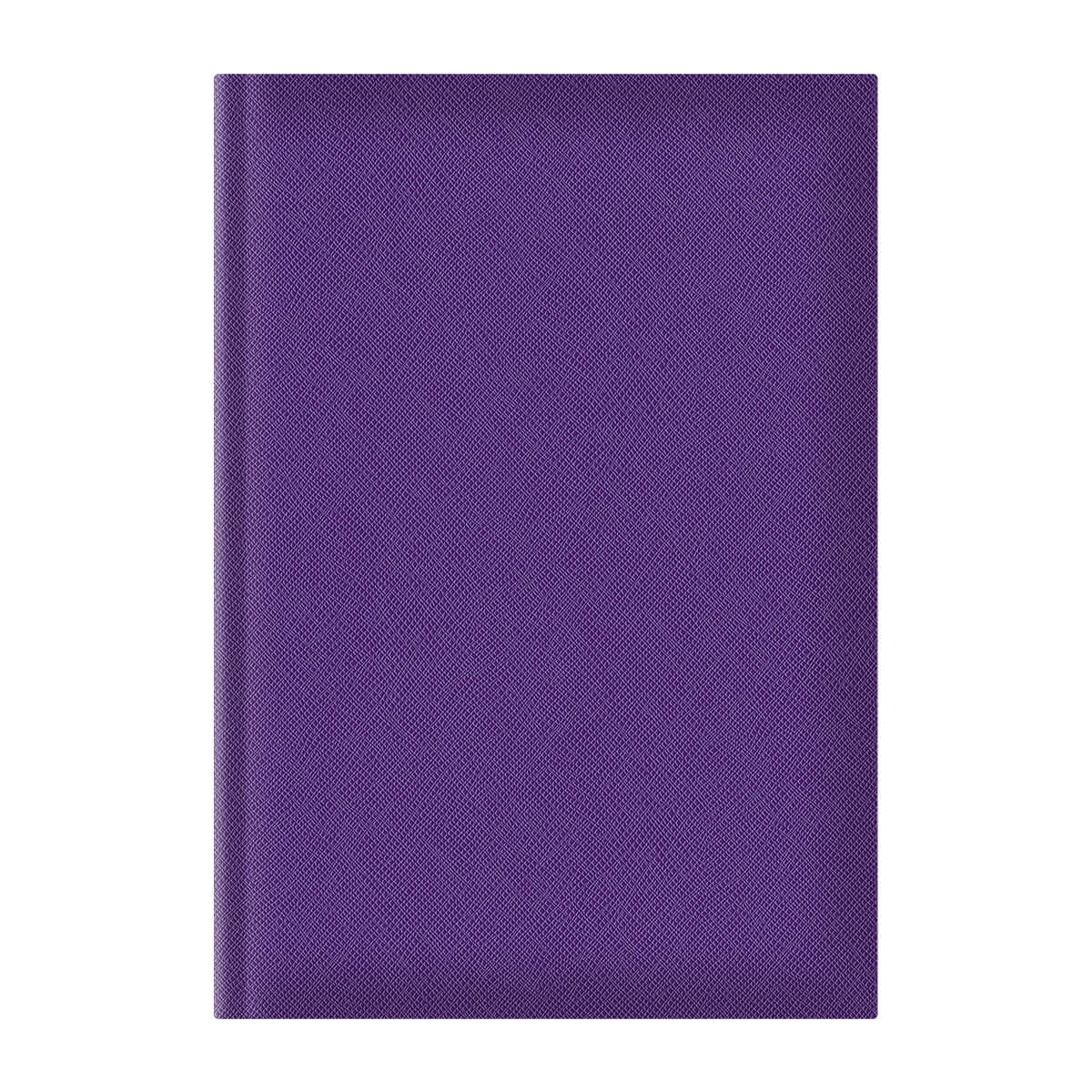 Agenda A5 Adria, nedatata, hartie ivory, coperta mov