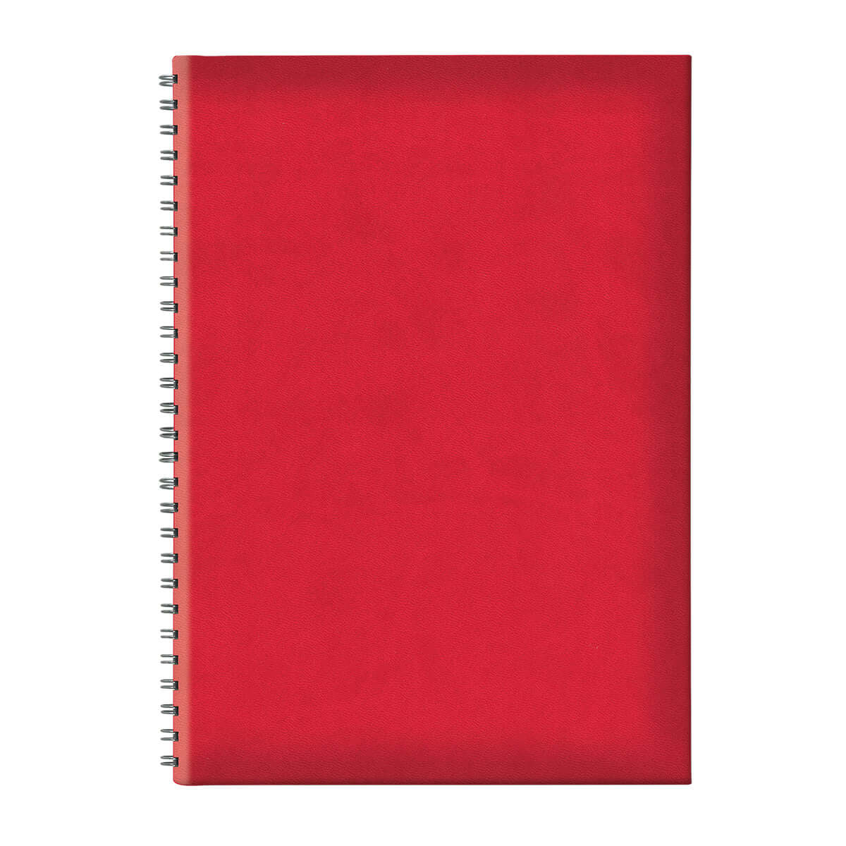 Agenda B5 TUCSON, nedatata, hartie offset alb, spira ascunsa, coperta rosu