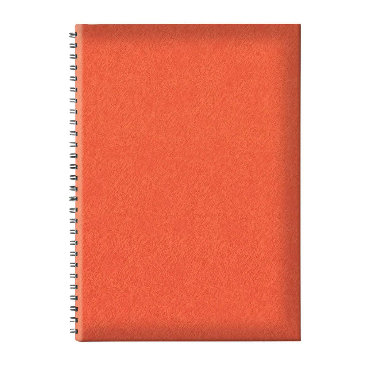 Agenda B5 TUCSON, nedatata, hartie offset alb, spira ascunsa, coperta portocaliu