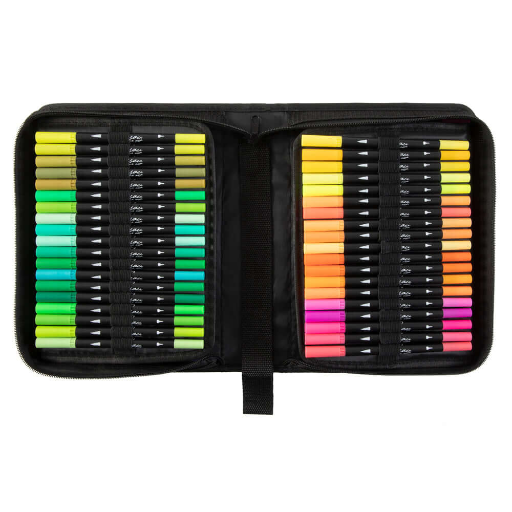 Set 120 markere Creative Craft, 2 capete tip liner