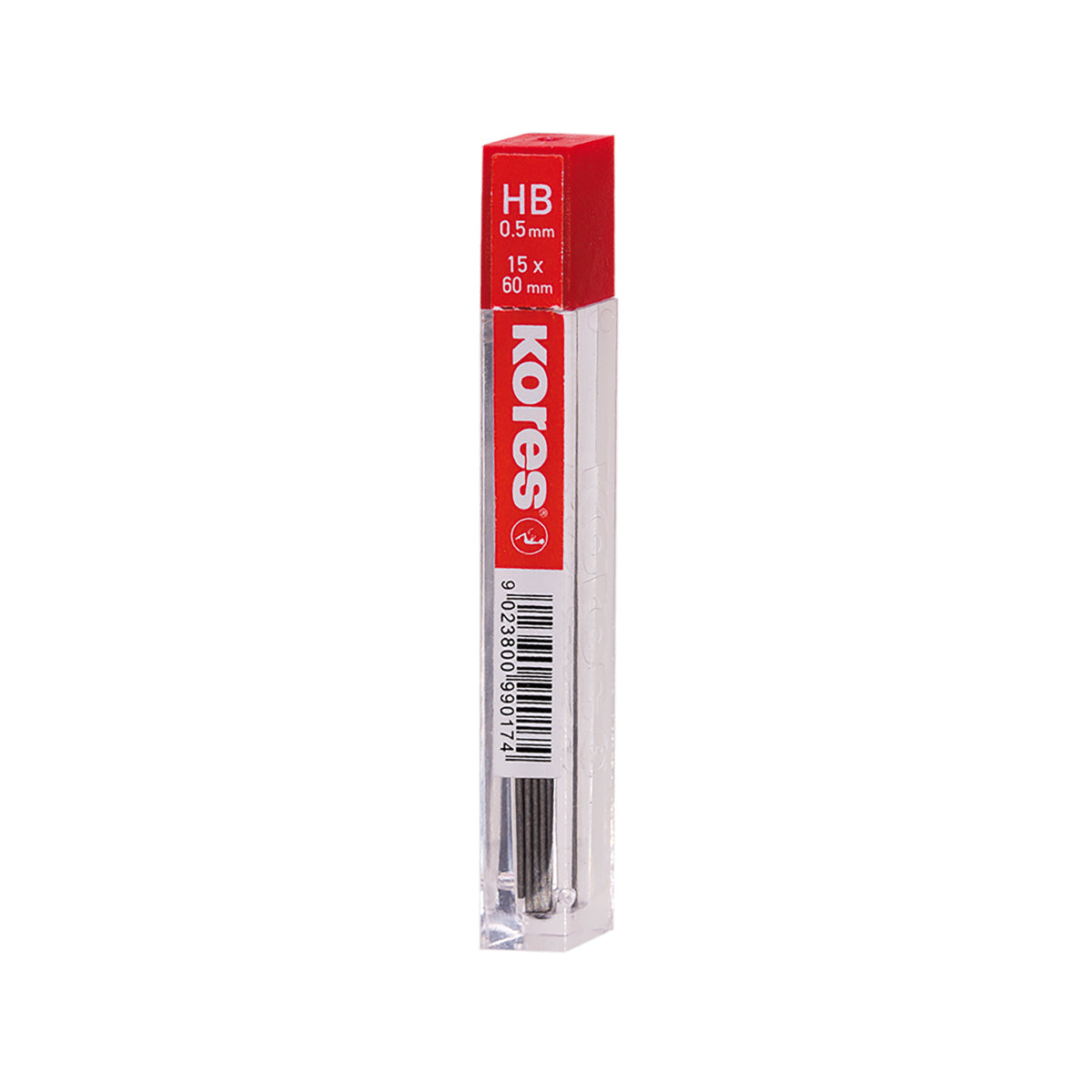Mine Kores pentru creion mecanic, lungime 60 mm, HB, 0.5 mm 15 bucati/cutie