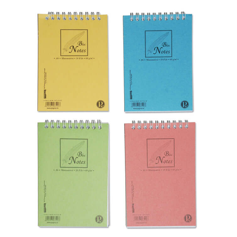 Blocnotes Pigna, A7, matematica, 50 file