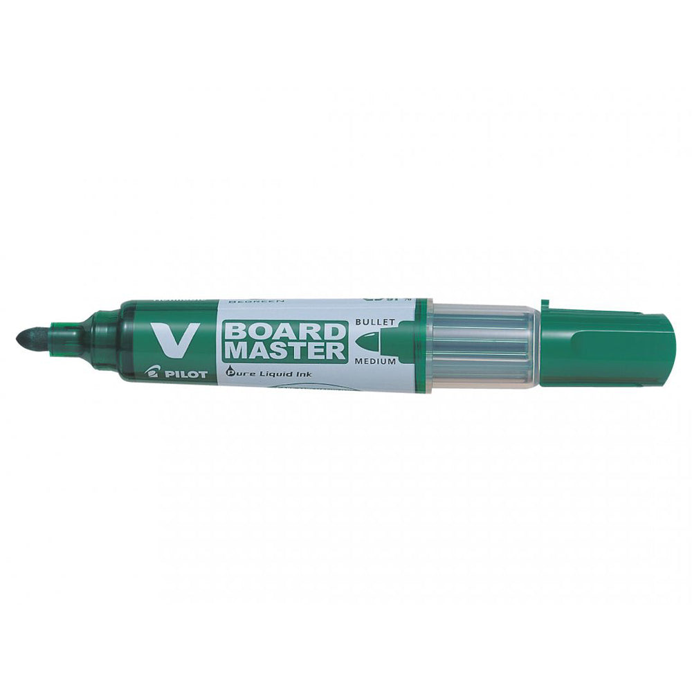 Marker pentru tabla Pilot V-Board, varf rotund, 2.3-6 mm, verde