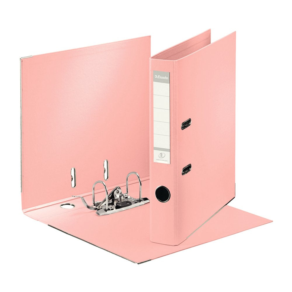 Biblioraft Esselte No.1 Power, PP/PP, A4, 50 mm, culoarea piersicii