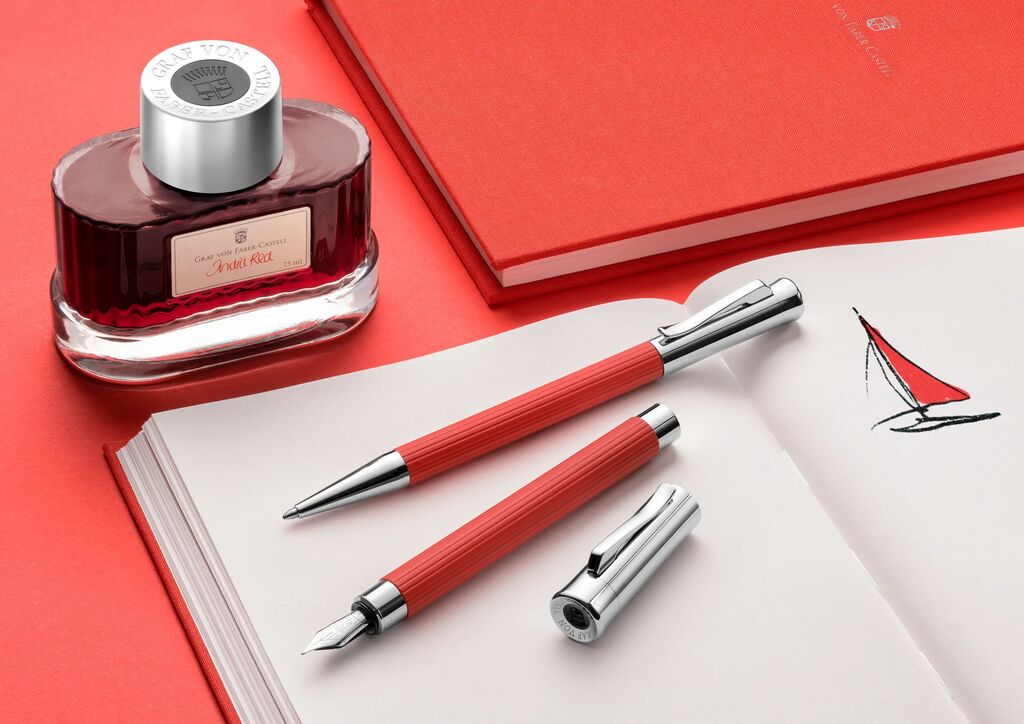 AGENDA A5 ROSU INDIAN GRAF VON FABER-CASTELL