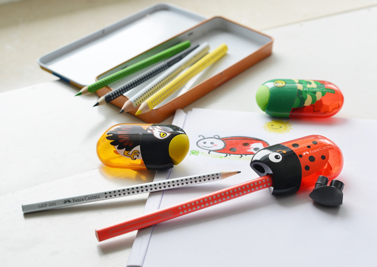 ASCUTITOARE CU RADIERA FISH FABER-CASTELL