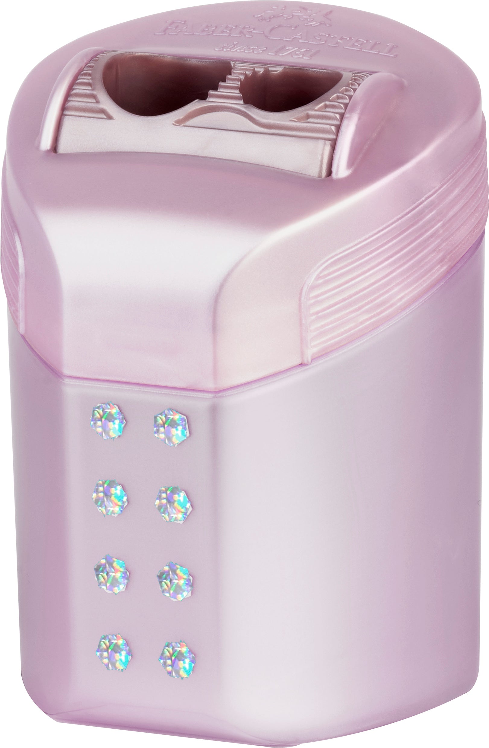 ASCUTITOARE DUBLA ROLL ON SPARKLE PASTEL FABER-CASTELL
