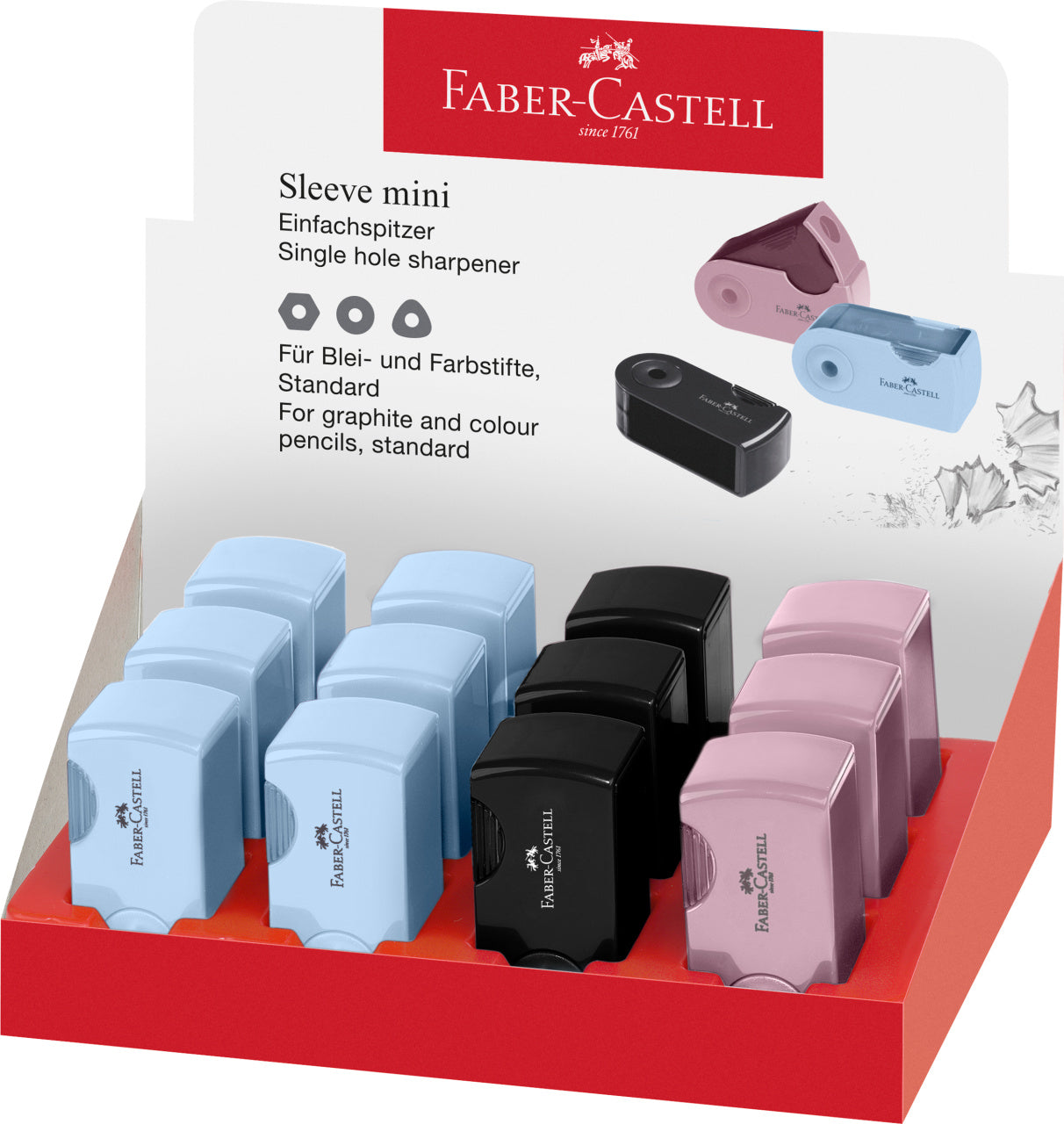 ASCUTITOARE PLASTIC SIMPLA SLEEVE-MINI HARMONY 2024 FABER-CASTELL