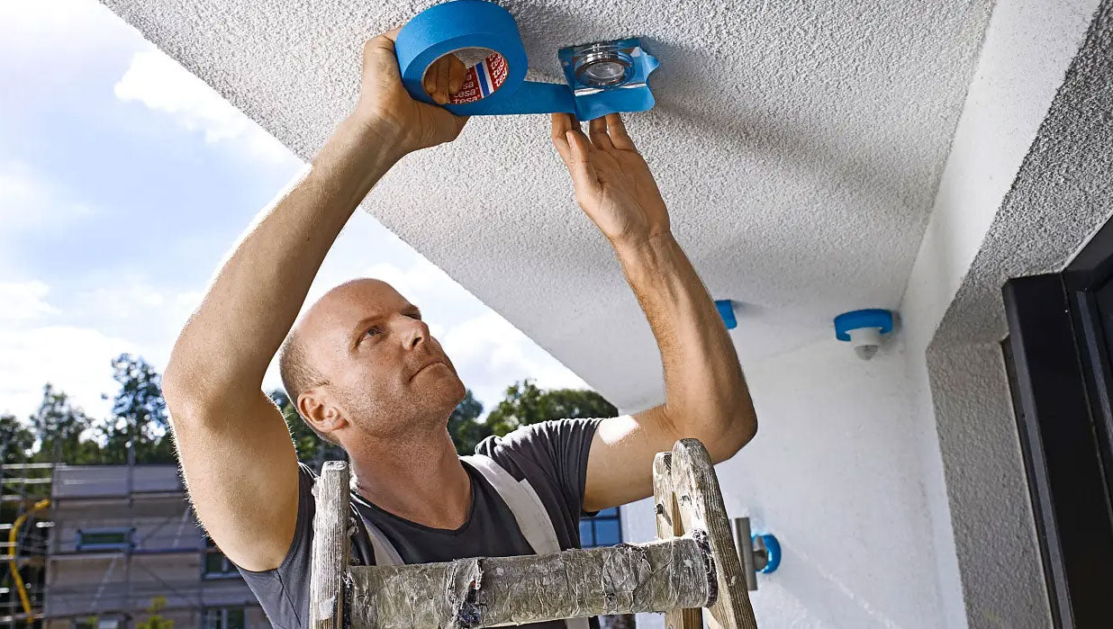 BANDA ADEZIVA MASCARE PP EXTERIOR 50M*25MM ALBASTRA TESA