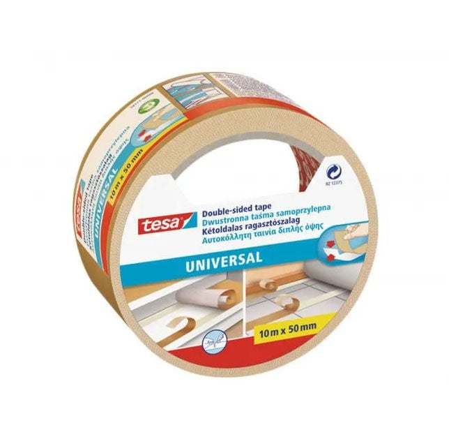 BANDA DUBLU ADEZIVA ALBA 10 M x 50 MM TESA