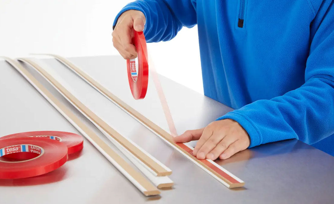 BANDA DUBLU ADEZIVA TRANSPARENTA 50M*12MM TESAFIX TESA