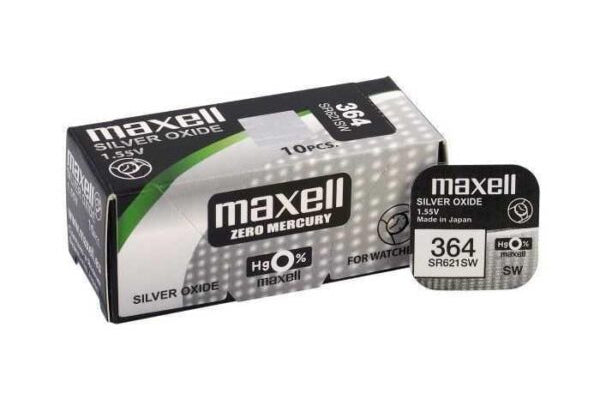 BATERII V364 AG1 SR621SW 1.55V BLISTER MAXELL
