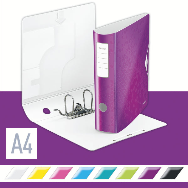 BIBLIORAFT PLASTIFIAT 8.2CM 180GRADE MOV ACTIVE WOW LEITZ