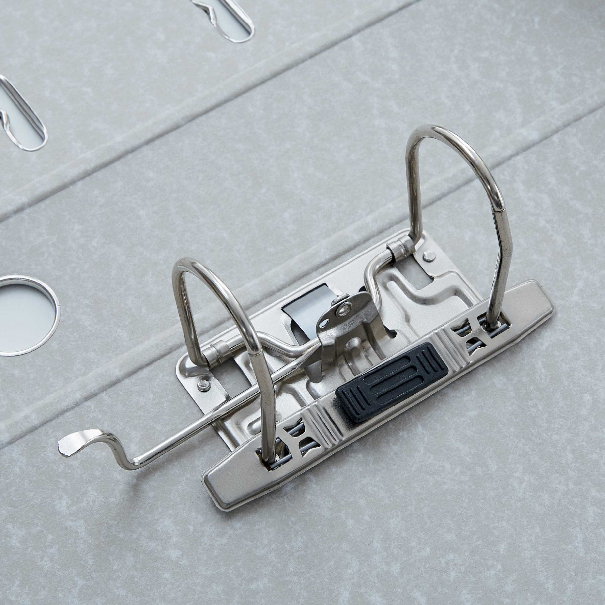 BIBLIORAFT PLASTIFIAT 7.5CM GRI ECONOMY ESSELTE