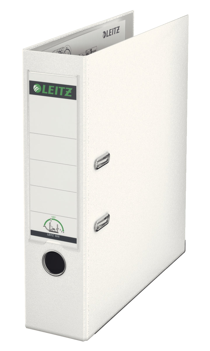 BIBLIORAFT PLASTIFIAT 8CM 180GRADE ALB LEITZ