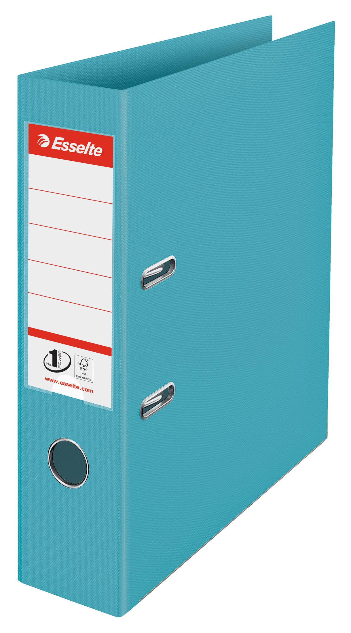 BIBLIORAFT PLASTIFIAT INT-EXT 7.5 CM ALBASTRU COLOUR'BREEZE NR.1 POWER ESSELTE