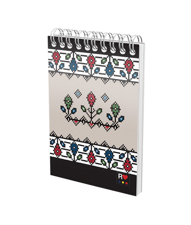 BLOC NOTES SPIRA A6 80 FILE ARITMETICA ETHNO DIVERSE MODELE PIGNA
