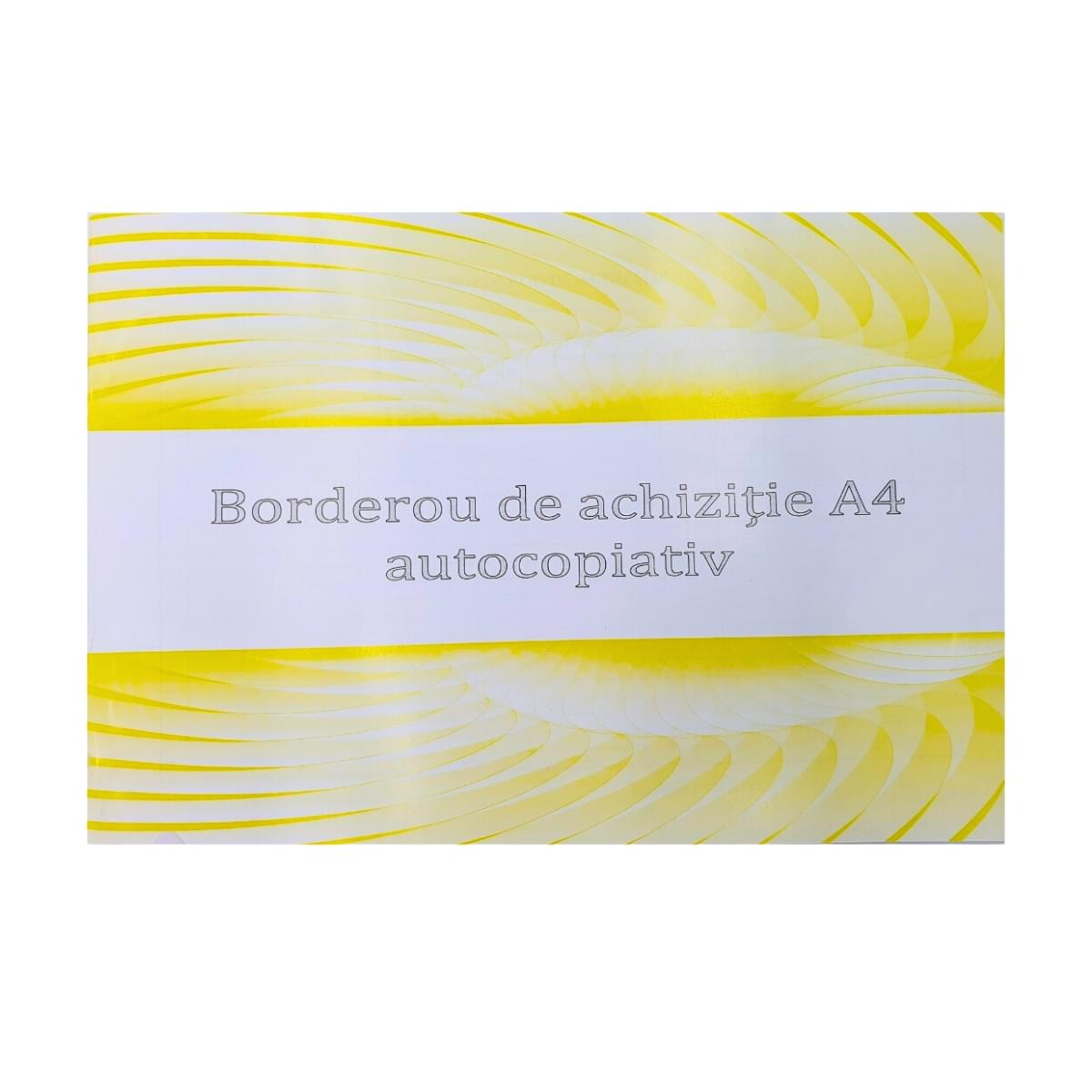 BORDEROU ACHIZITII AUTOCOPIATIV