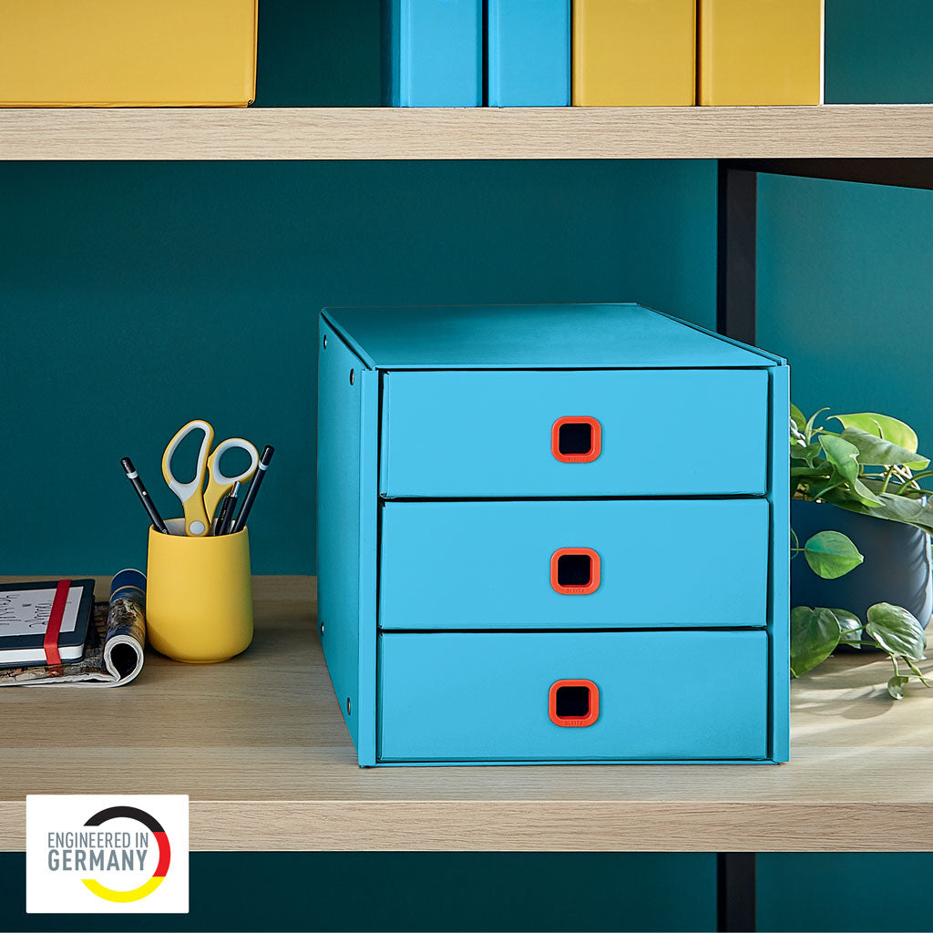 CABINET 3 SERTARE ALBASTRU CELEST COSY CLICK&STORE LEITZ