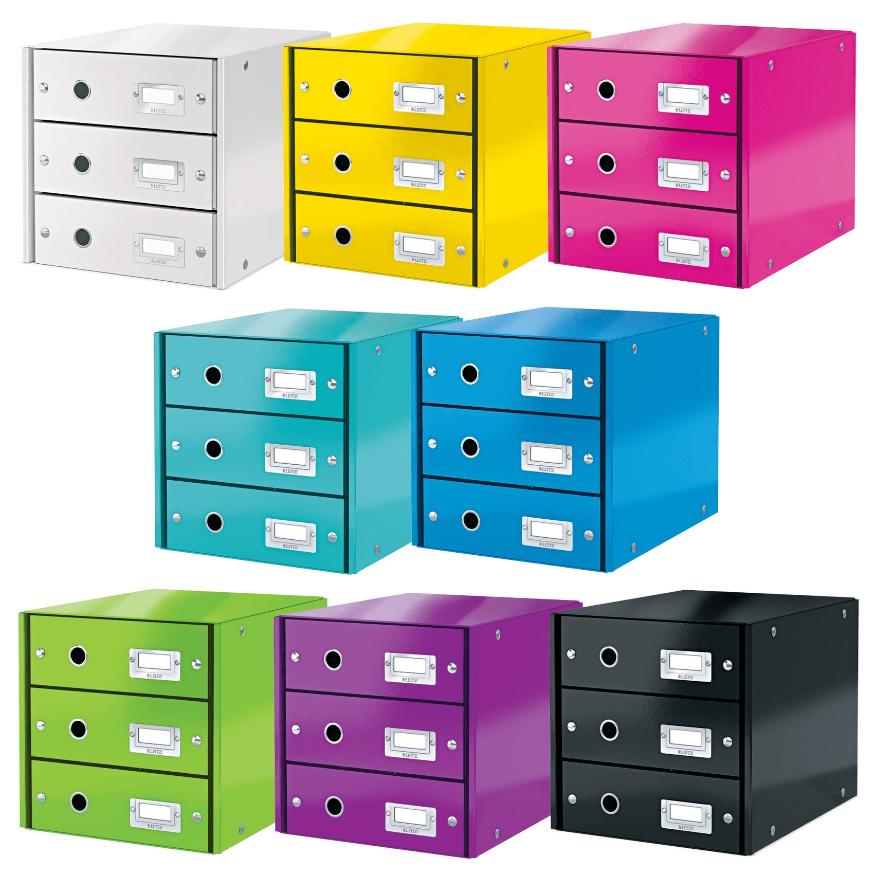 CABINET 3 SERTARE ALBASTRU CLICK&STORE LEITZ