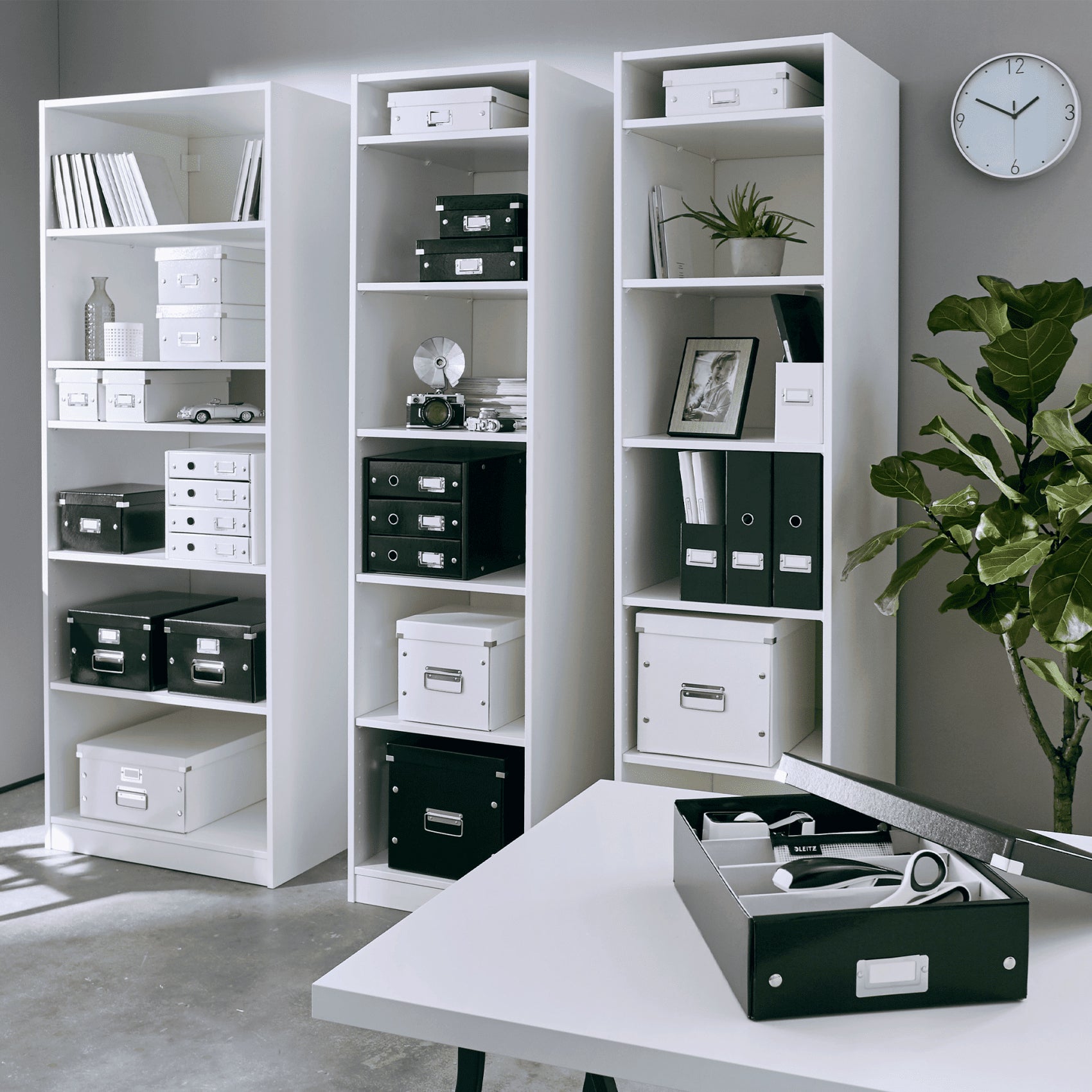 CABINET 3 SERTARE ALBASTRU CLICK&STORE LEITZ