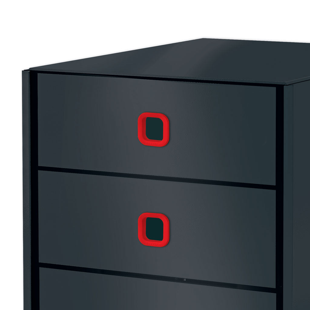 CABINET 3 SERTARE GRI ANTRACIT COSY CLICK&STORE LEITZ