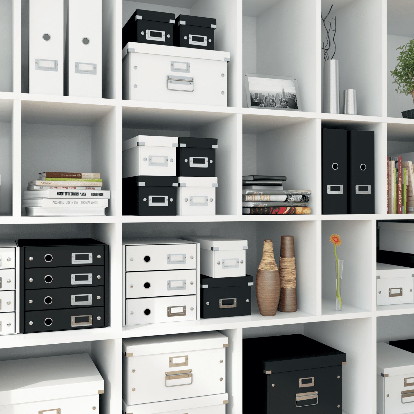 CABINET 4 SERTARE ALBASTRU CLICK&STORE LEITZ