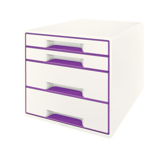 CABINET 4 SERTARE ALB/MOV WOW LEITZ