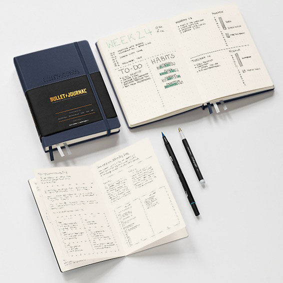 CAIET A5 BULLET JOURNAL ED. 2 COPERTA RIGIDA VERDE LEUCHTTURM