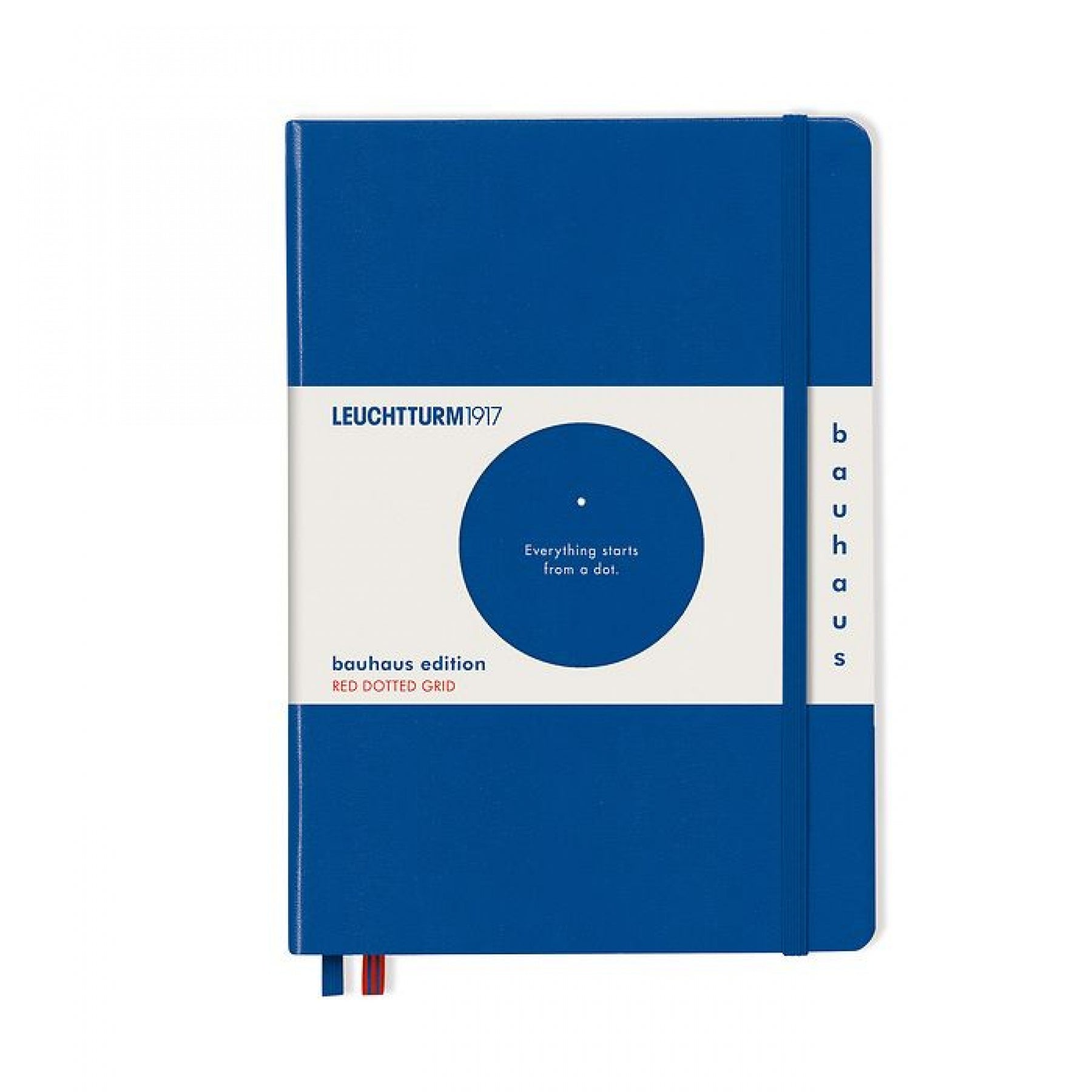 CAIET A5 PUNCTAT COPERTA RIGIDA ALBASTRU ROYAL BAUHAUS LEUCHTTURM