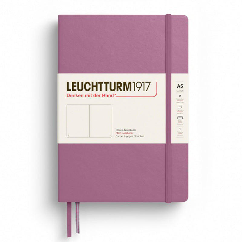 CAIET A5 VELIN COPERTA RIGIDA DUSTY ROSE LEUCHTTURM