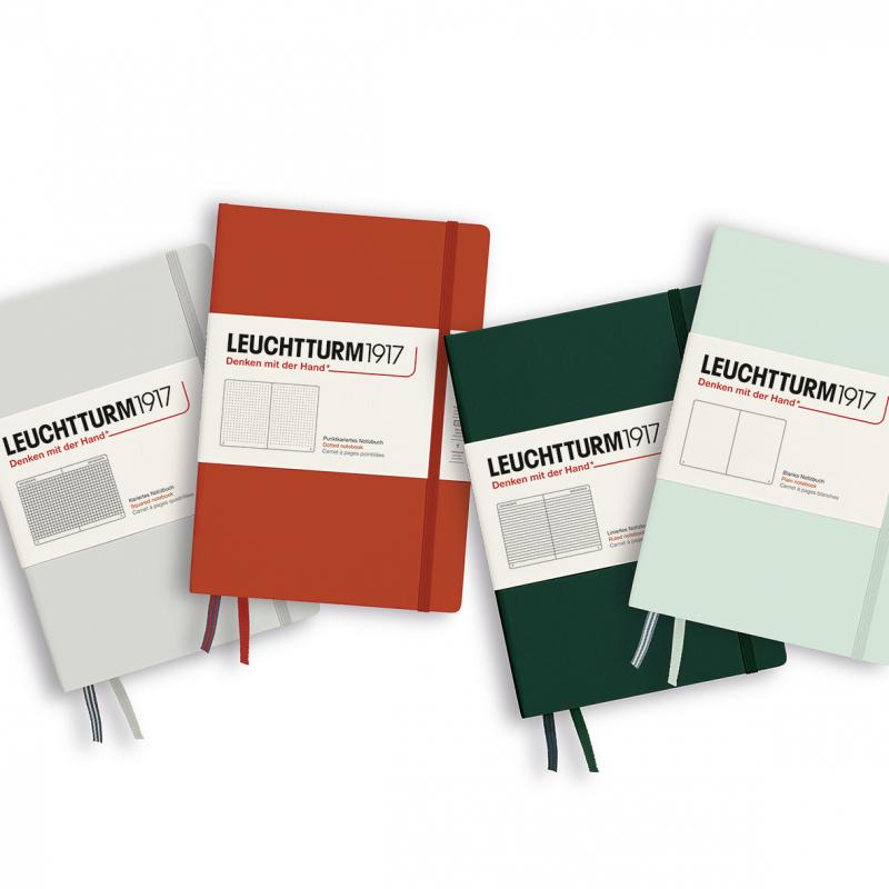CAIET A5 VELIN COPERTA RIGIDA GALBEN LEUCHTTURM