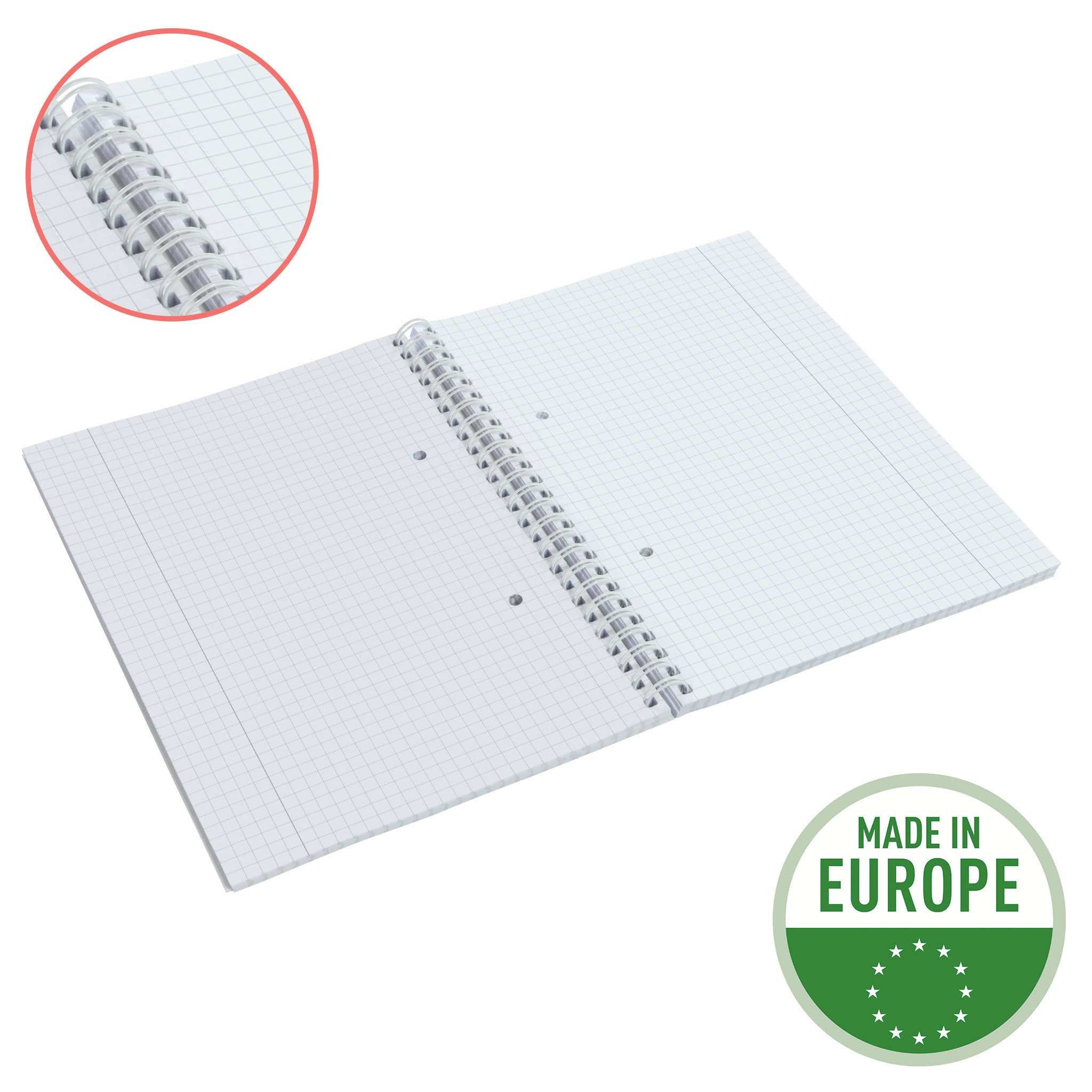 CAIET BIROU SPIRA A5 80 FILE DICTANDO ALBASTRU COPERTA CARTON COLOUR'BREEZE ESSELTE