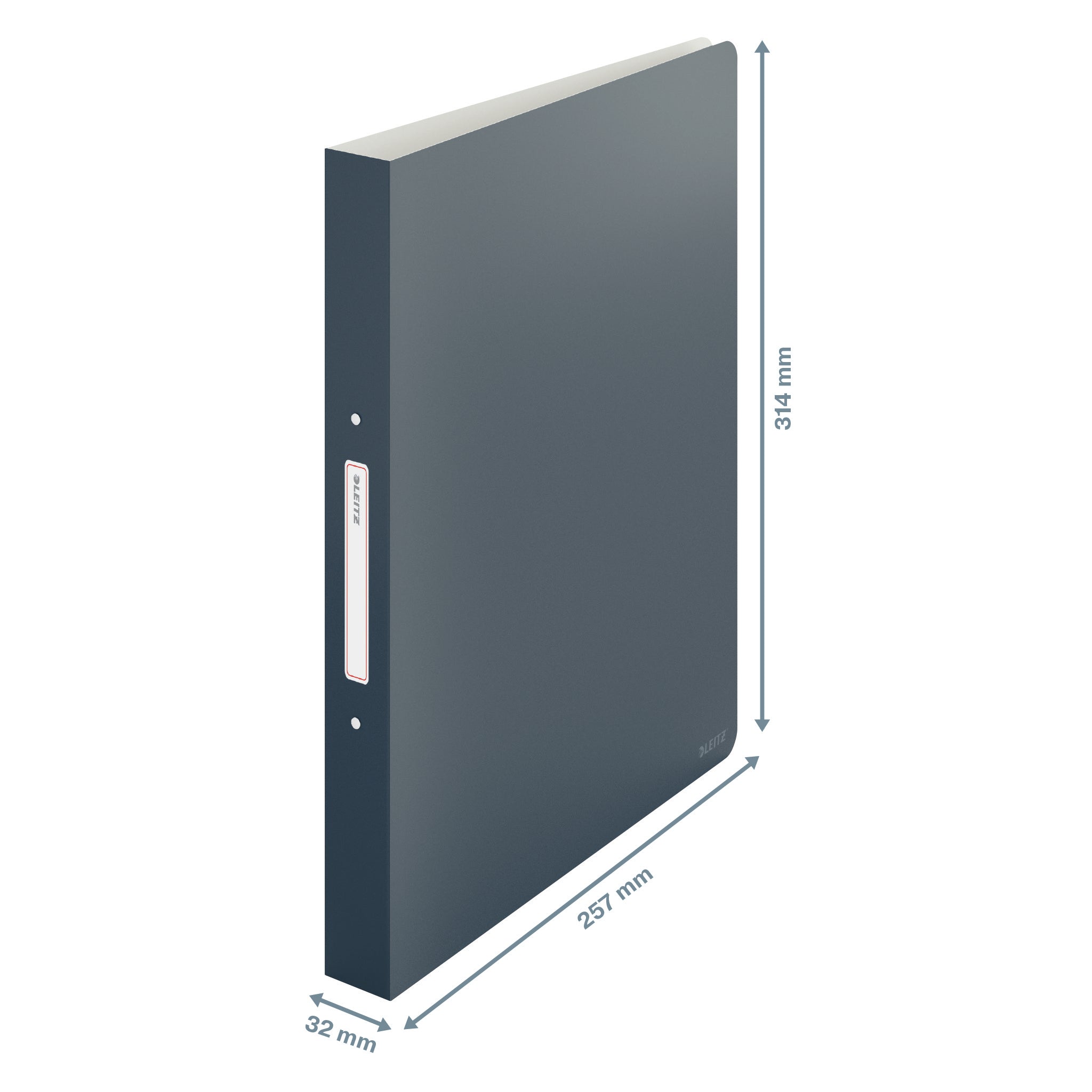 CAIET MECANIC A4 2 INELE 25MM/32MM COP FLEX GRI ANTRACIT COSY LEITZ